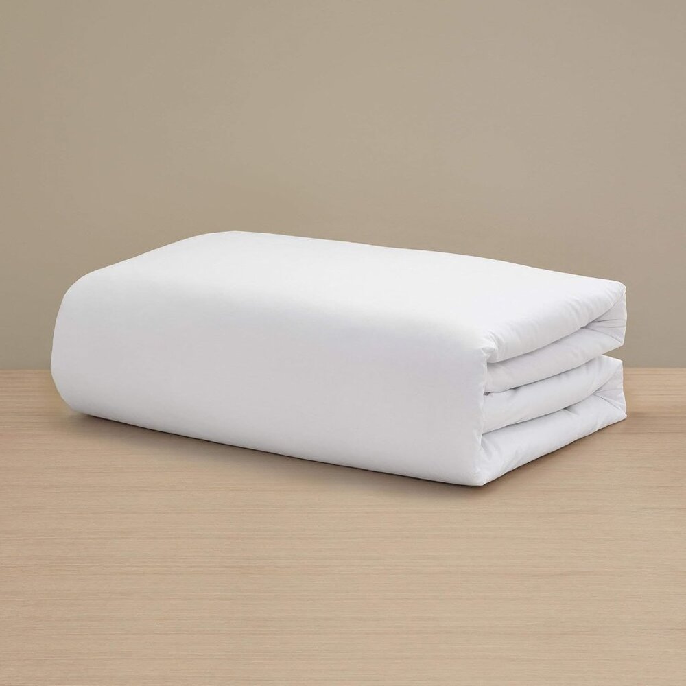 H By Frette Cotton Percale KING Duvet Cover White
